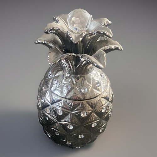 Large chrome pineapple - chrome,