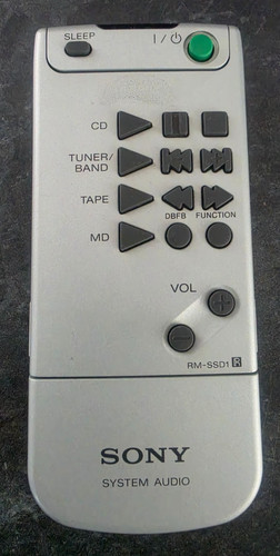 Sony ssd1 remote control - sony,