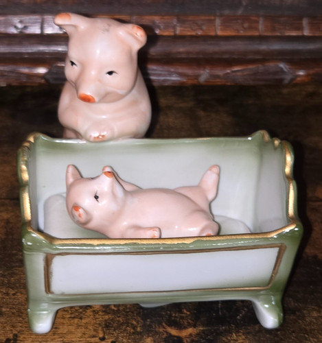 Antique vintage german - antique, pig