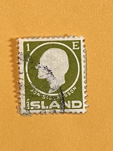 Iceland stamp jón sigurðsson - iceland,