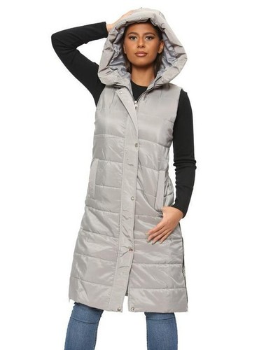 Womens ladies body warmer long - ladies,