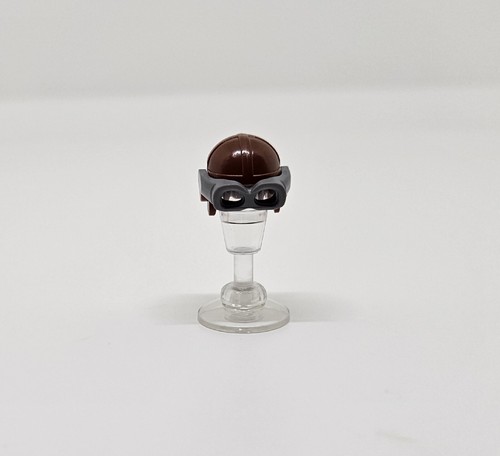 Lego flying helmet brown - helmet, r