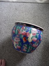 Chinese Pottery Plant Pot X 2