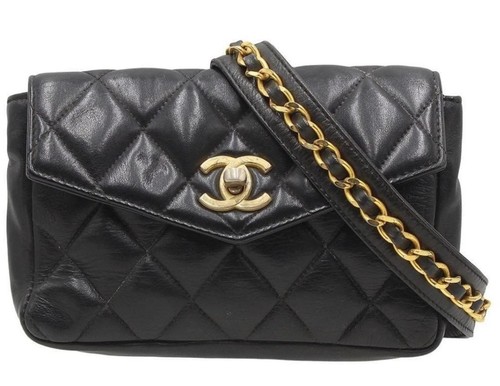 Vintage black chanel - chanel, matelasse