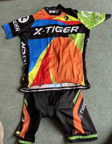 Tiger cycling jersey set - x-tiger, men