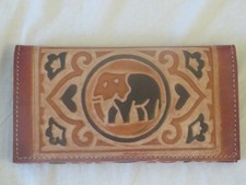 Elephant-design Leather
