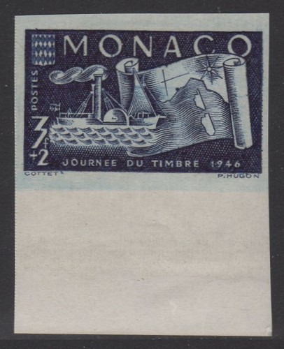 Monaco 1946 stamp day - 1946,,