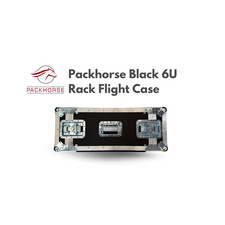 Packhorse 6U Rack Flight Case - Black