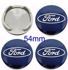 4x 54MM BLUE FORD ALLOY WHEEL