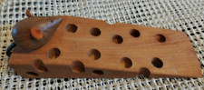 Vintage handmade cute MOUSE & CHEESE wooden mouse Door  Wedge, Doorstop