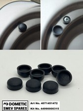 8x Dometic SMEV Black Screw