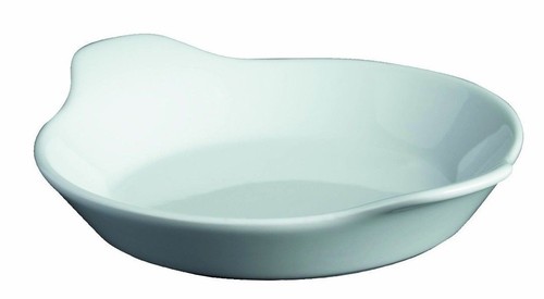 Porcelite round eared dishes - porcelite,