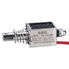 12V Direct Solenoid Electromagnet Magnet Push Pull Actuator Stroke 5-10mm