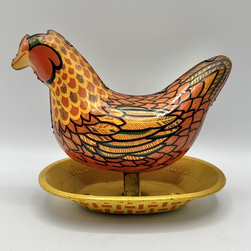 Vintage wyandotte tin litho - tin,
