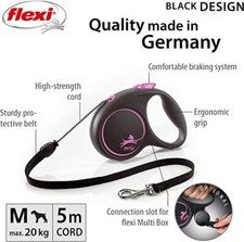 Flexi Black Design Retractable