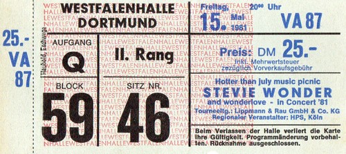 Stevie wonder dortmund - wonder,