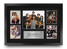 Friends A3 Framed Rachel, Monica, Phoebe, Chandler, Ross, Joey Poster for Fans