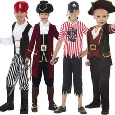 Boys Pirate Costume Childrens