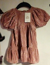 Pink H&M Girls Dress Ages 1 1/2 - 2 Years New with Tags Party Dress