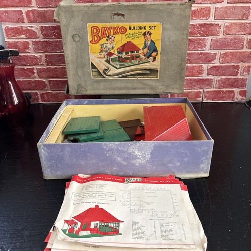 Vintage boxed bayko building - vintage,