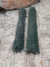 2 Rolls of 1800mm High Green PVC Coated Chain Link Fence mesh.