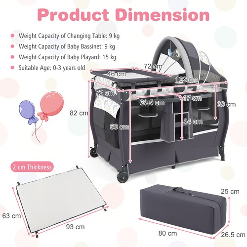 Multi functional baby nursery - functional,