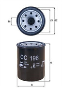 Mahle oc196 oil - mahle,