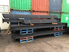 Steel frame building - steel,