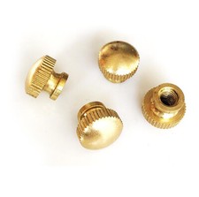 Brass Knurled Thumb Nuts High