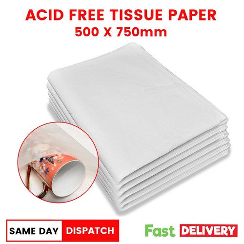 White acid free tissue large - acid,