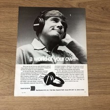 GRAM100 MAGAZINE ADVERT 11X8 BEYERDYNAMIC DT550 HEADPHONE