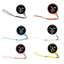 LED Display Pocket Watch With Key Ring Convenient Carrying Pocket Watch