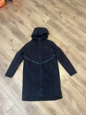 Women’s Nike Tech Jacket Knee Length Size Medium Black