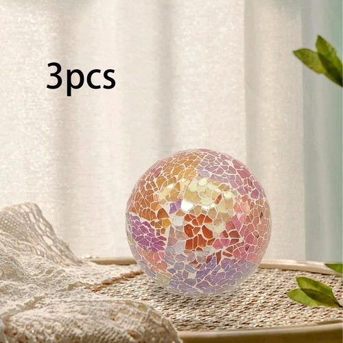3pcs mosaic sphere balls - mosaic,