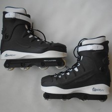 Anarchy Revolution II Aggressive Inline Skates Men's UK 11 EUR 46 Black White
