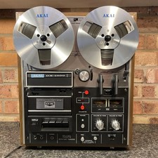 ⭐️Akai GX-1900 RTR Recorder build in cassette recorder JAPAN 1973! Serviced⭐️