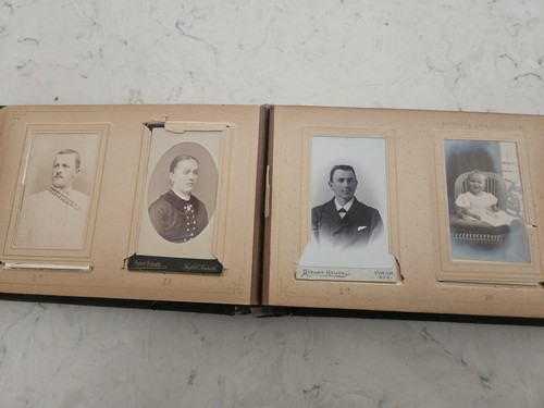 Photo album 1800 antique - album, 1800's