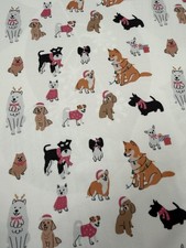 *Clearance* digital dog  print 60" wide poly/cotton last roll