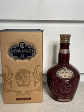 Royal Salute 21 Years Old Empty Bottle Includes Box The RUBY FLAGON