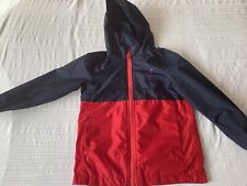 JOULES  GIRLS BOYS ‘RIGHT AS RAIN’  PACKAWAY NAVY/RED RAINCOAT AGE 8 £5 - unisex