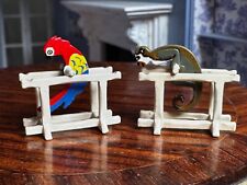 Dolls house miniature 1:12 ARTISAN rocking animal toys - nursery