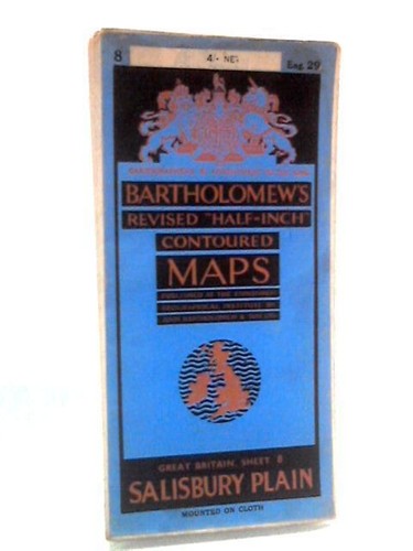 Bartholomew half inch map - bartholomew, half-inch