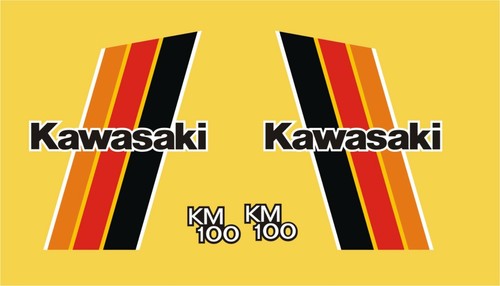 Kawasaki km100 decal set - ,