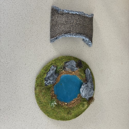 Wargaming scenery bridge and - -,
