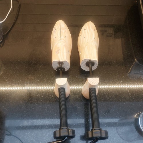 Pair wooden shoe - wooden, trees