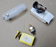 Vintage VW Beetle Parts, Interior Light Cover, Oil Pressure Switch & Rotor Arm
