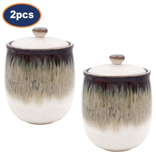2pc ceramic canister - 2pc,