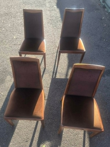Set vintage plan teak - g,