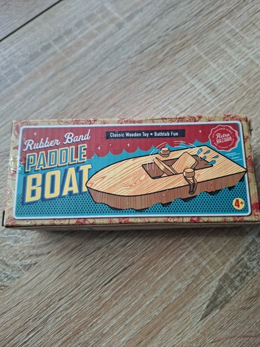 Rubber band paddle boat - rubber,