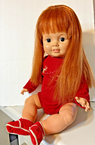 Vintage marked 1972 ideal baby - vintage,